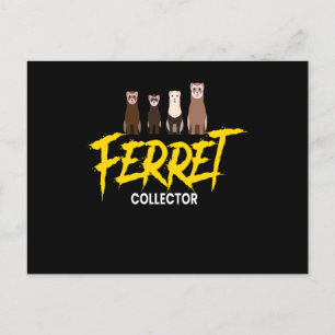 Ferret Ferret Collector Postkarte