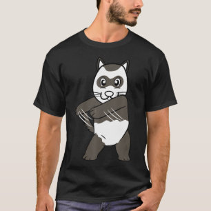 Ferret Floss Dance Flossen Funny Pet T-Shirt