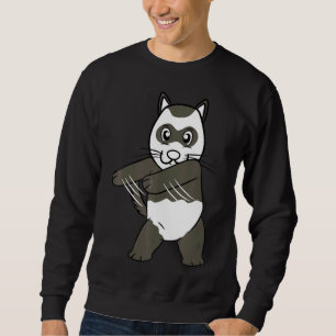 Ferret Floss Dance Flossen Pet Sweatshirt