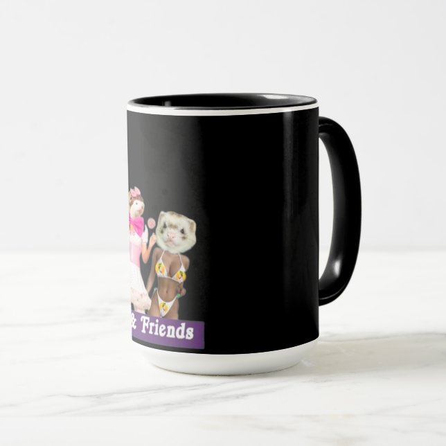 Ferret FREAKS Tasse (VorderseiteRechts)
