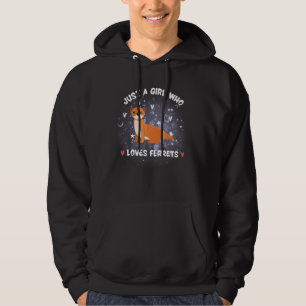 Ferret für Kinder nur ein Mädchen, das Lieben Fret Hoodie