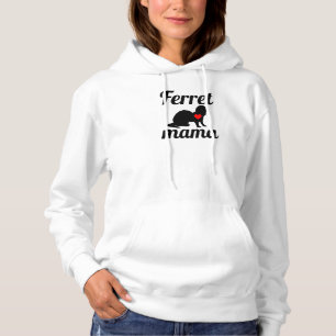 Ferret Geschenke für Frauen Ferret Eisbrecher Hoodie