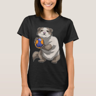 Ferret Handball Spieler Handball T-Shirt