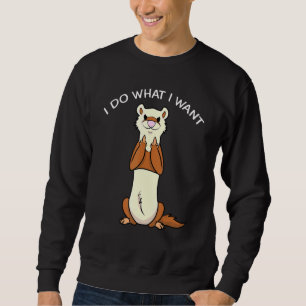 Ferret I tue, was ich Gewollt Quote Besitzer von H Sweatshirt