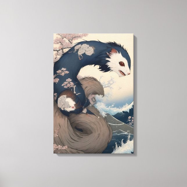 Ferret - Japan Leinwanddruck (Vorderseite)