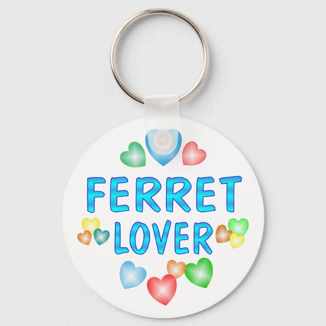 FERRET LOVER SCHLÜSSELANHÄNGER (Vorderseite)