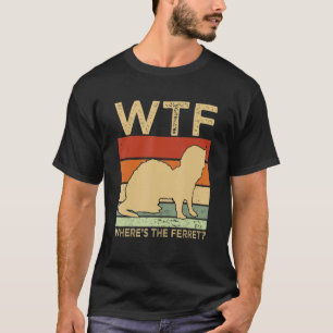 Ferret Mama Vater Mustela Nigripes 5 T-Shirt