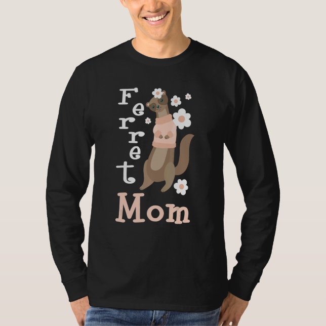 Ferret Mama Zoo T-Shirt (Vorderseite)