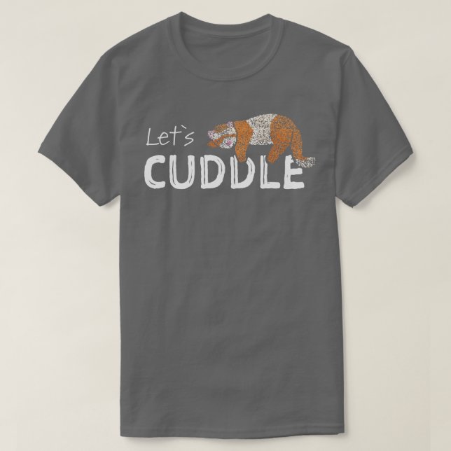 Ferret Otter Sleep Shirt Cuddle Shirt 1 (Design vorne)