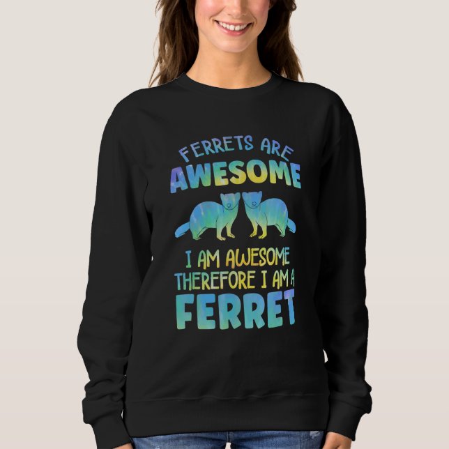 Ferret Outfit for Ferret Lover Apparel for Women G Sweatshirt (Vorderseite)