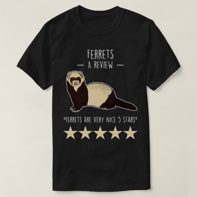 Ferret Review T-Shirt (Design vorne)
