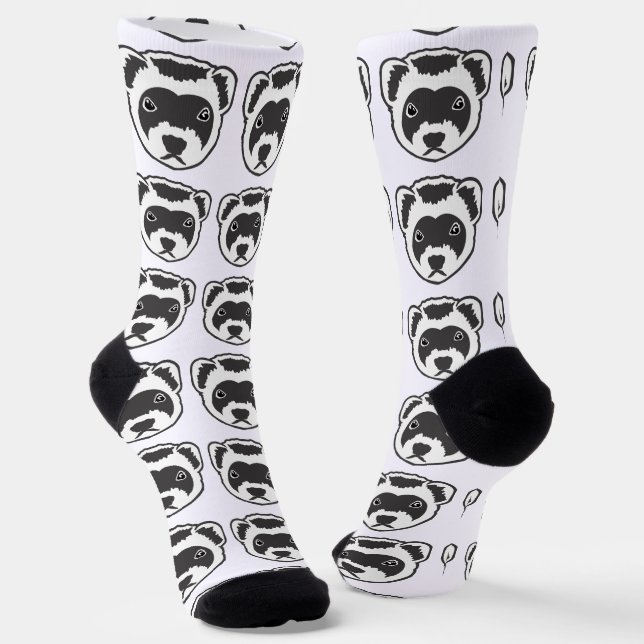 Ferret Socken (Gewinkelt)