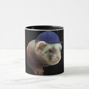Ferret Wearing Hat Tasse