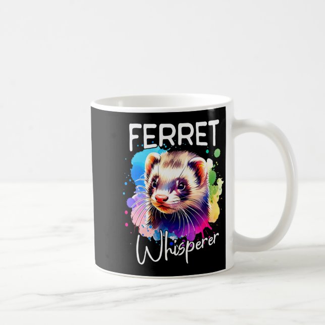 Ferret Whisperer Comfort Colors Adult Heavyweight  Kaffeetasse (Rechts)