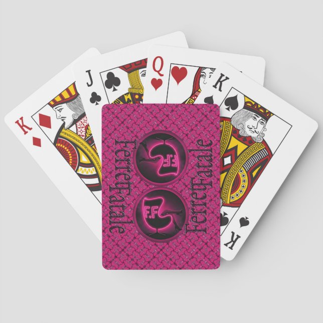 FerretFatale Kaos Spielkarten (Rückseite)