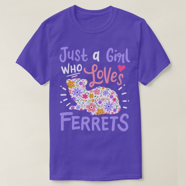 Ferrets Ferret Lover 1 T-Shirt (Design vorne)