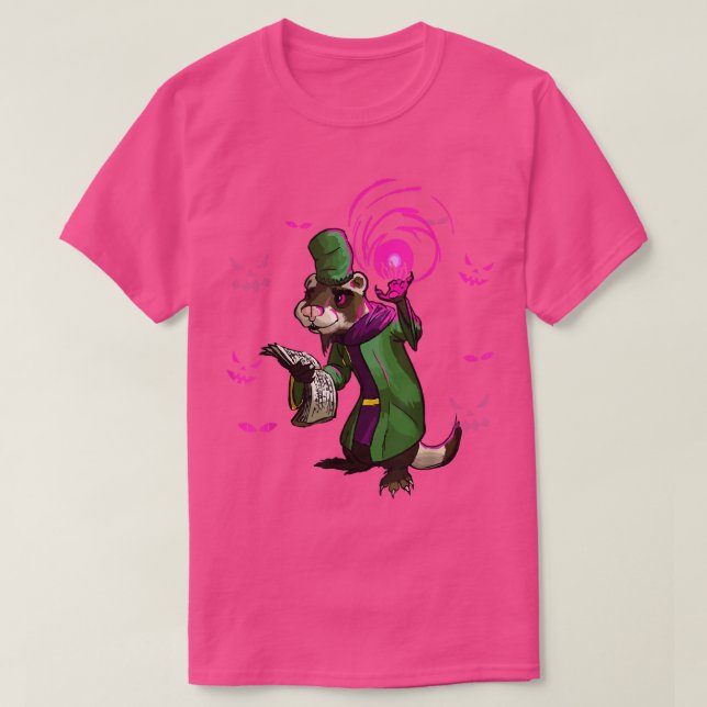 Ferrets Hexe, Halloween für Junge Kind 3340334 T-Shirt (Design vorne)