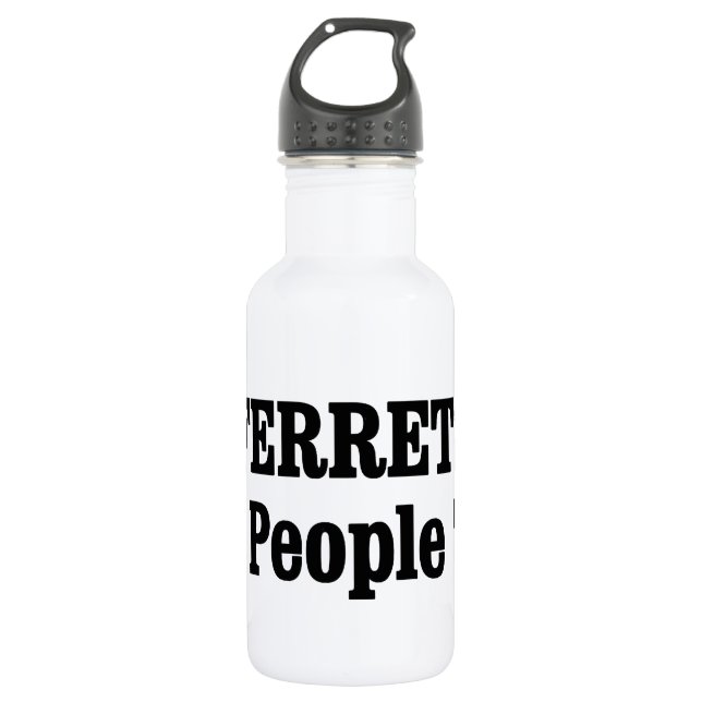 FERRETS sind auch Menschen! Trinkflasche (Vorderseite)