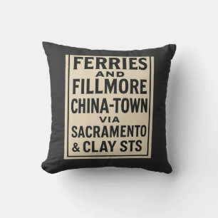 Ferries und Fillmore Kissen