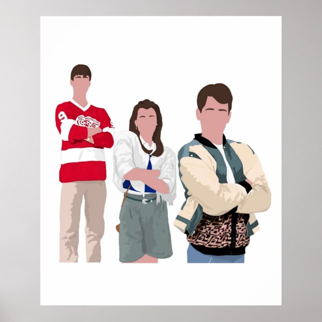 Ferris Bueller Art Poster (Vorne)
