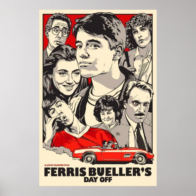 Ferris Buellers Day Off Poster (Vorne)