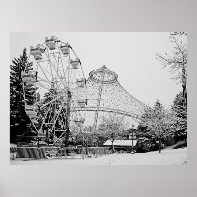FERRIS WHEEE und R F P PAVILION - SPOKANE Poster (Vorne)