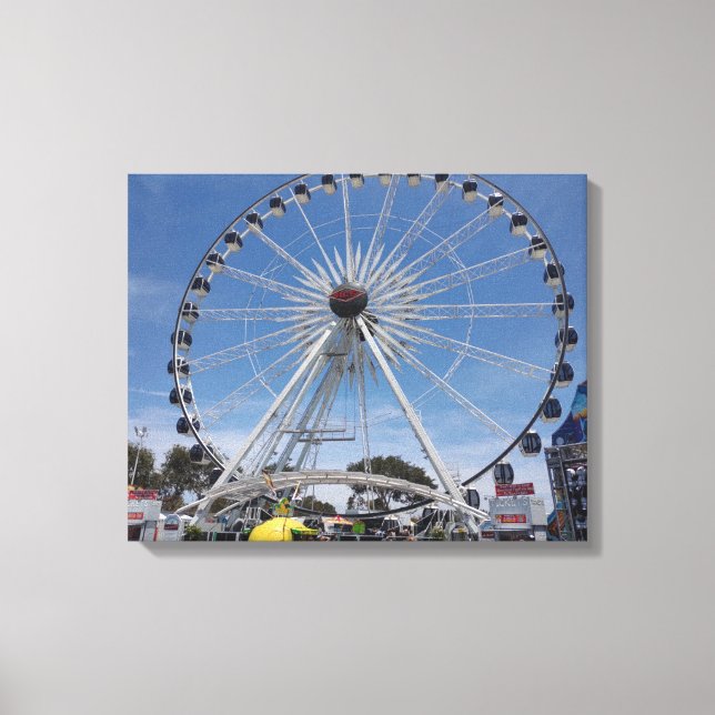 FERRIS WHEEL AUF LEINWAND 20 "x 16" (Vorderseite)