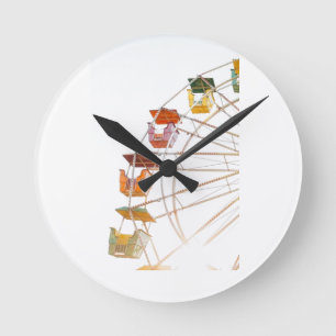 ****FERRIS WHEEL*** CLOCK RUNDE WANDUHR