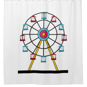 Ferris Wheel Duwer Vorhang