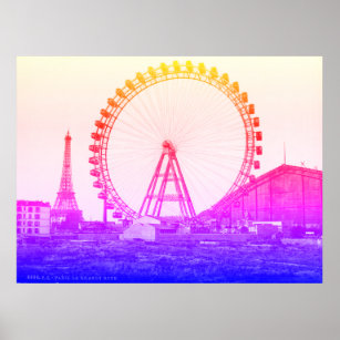Ferris Wheel Grande Roue Paris - Grande Roue Poster