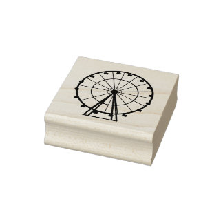 Ferris Wheel Gummistempel
