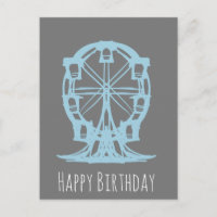Ferris Wheel Hand Drawn Geburtstag