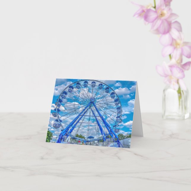 Ferris Wheel Karte (Orchidee)