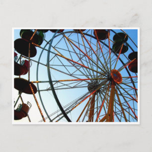 Ferris Wheel Postcard Postkarte