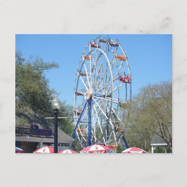 Ferris Wheel Postcard Postkarte (Vorderseite)