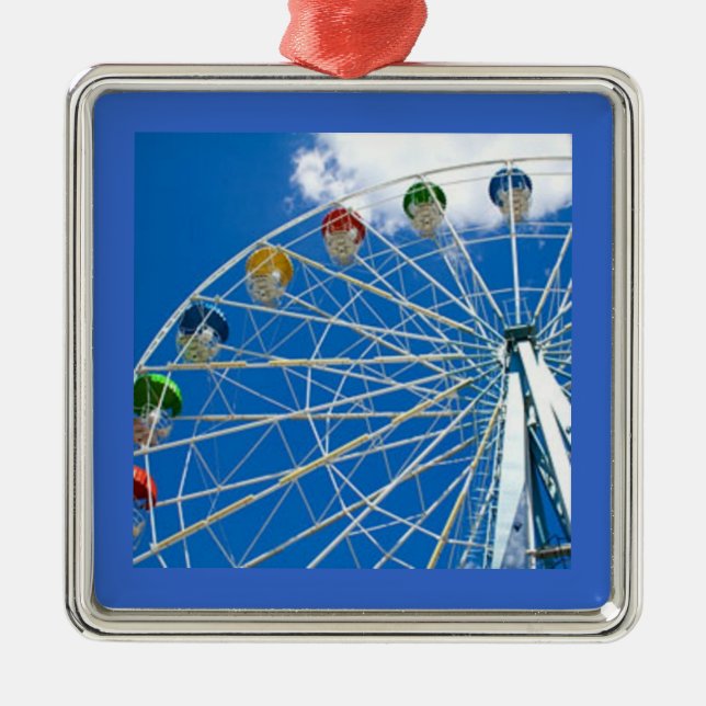 *****FERRIS WHEEL*** SILBERNES ORNAMENT (Vorne)