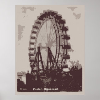 Ferris Wheel, Wien 1939 Poster