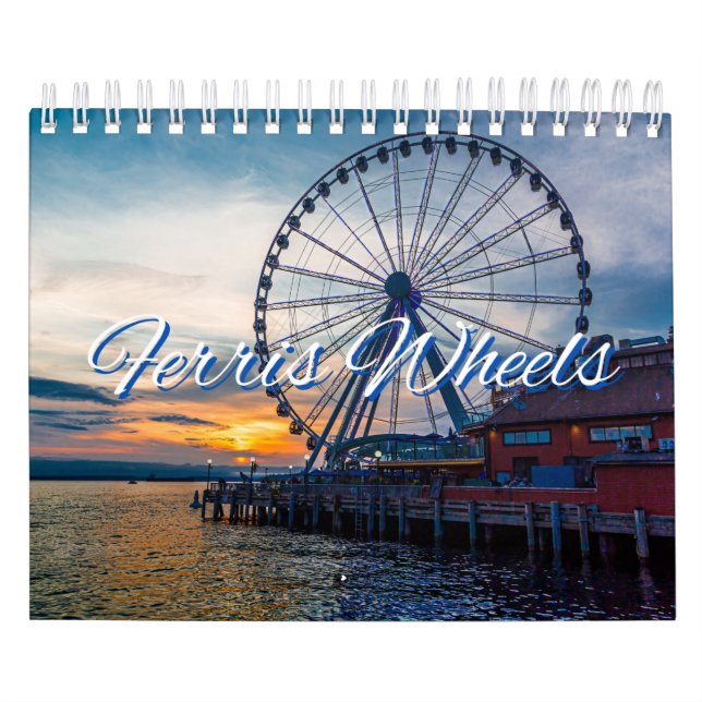 Ferris Wheels Collection Wall Calendar Kalender (Titelbild)