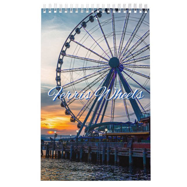 Ferris Wheels Collection Wall Calendar Kalender (Titelbild)