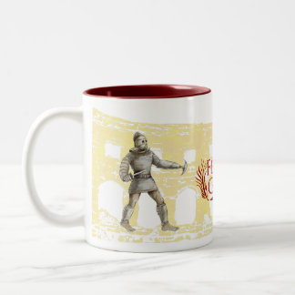 Ferrum und Gloria-Gladiator-Tasse Zweifarbige Tasse