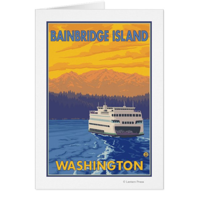 Ferry and Mountains - Bainbridge Island, WA (Vorne)