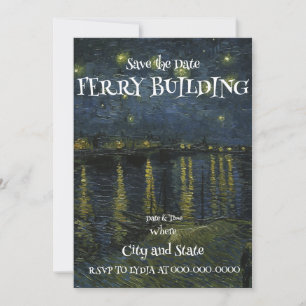 FERRY-GEBÄUDE WEINPARTY VOLKSBELAUSCHUNG 2050 EINLADUNG