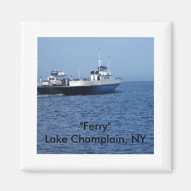 "Ferry" Lake Champlain, NY Magnet (Vorne)