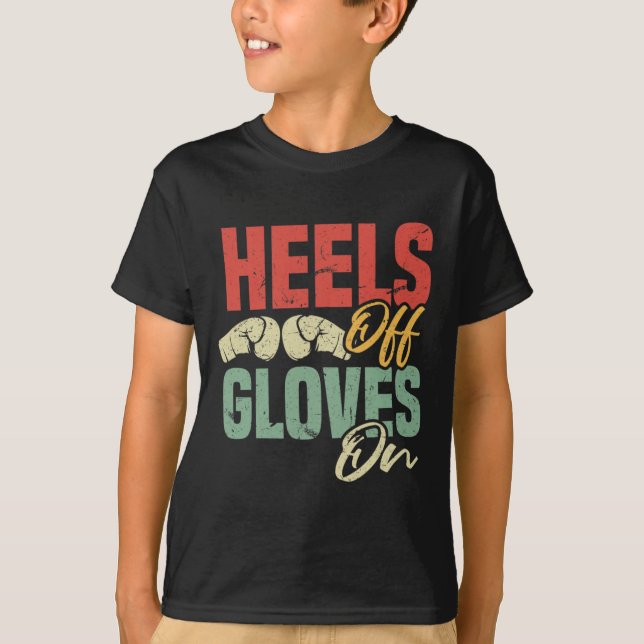 Fersen Frei Handschuhe An Selbstverteidigung Kickb T-Shirt (Vorderseite)