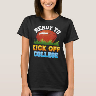 Fertig für Uni Fußball Kid Teach T-Shirt