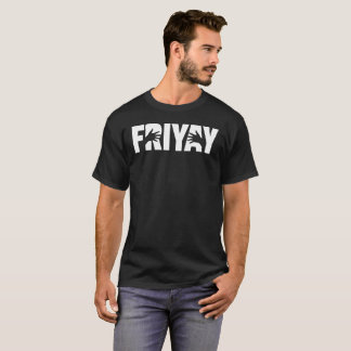 Fertig, glücklicher Friyay Gebärdensprachlehrer AS T-Shirt