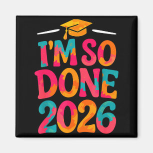 Fertig Klasse 2026 College Abitur Magnet