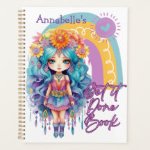 Fertig machen Niedlicher Girl-Planner