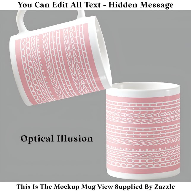 Fertig mit Mathe Hidden Message 120WP Funny Studen Kaffeetasse (Von Creator hochgeladen)