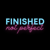 Fertig, nicht perfekt Aufkleber